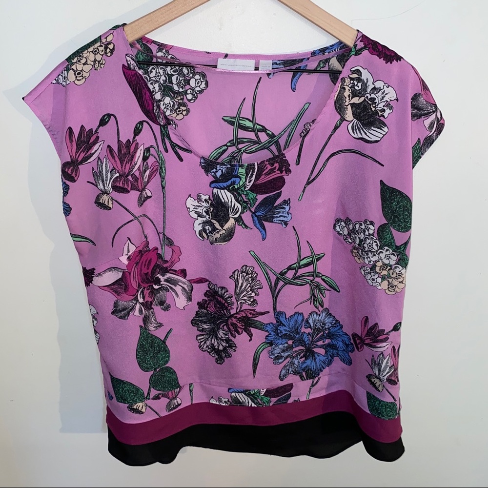 New York & Co. Floral Blouse
